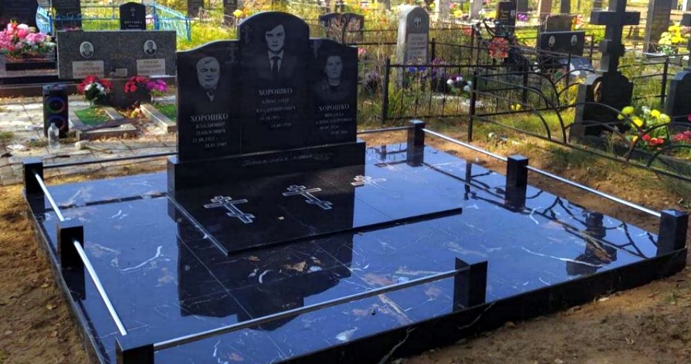 Комплексное благоустройство могил под ключ in Беларуси и установка гранитного мемориального комплекса от компании Магилан -magilan-by-ritorg24-by